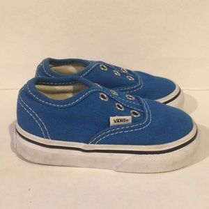 Blue Vans Toddler Size 4